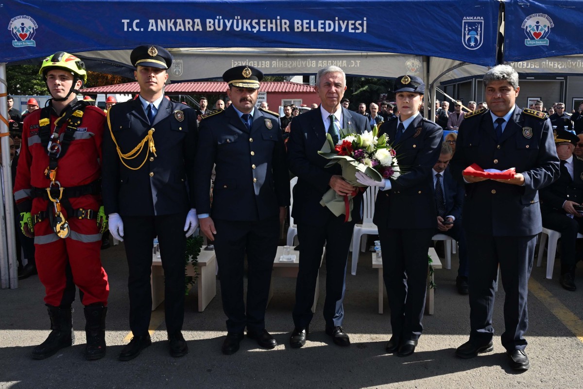 Ankara İtfaiyesi’nde 100 Personel Yemin Etti! Görevlerinde Asil Memur Oldular